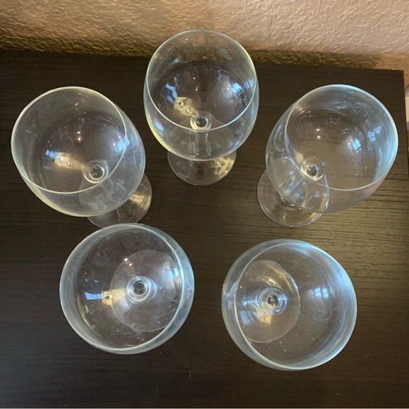 Set of 5 stem wine glasses - Picture 5 of 6